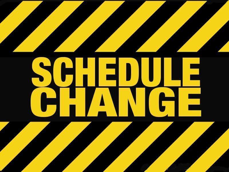 schedule changes