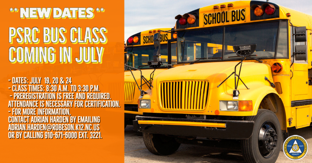 PSRC to offer Bus Class in July | St. Pauls Middle School