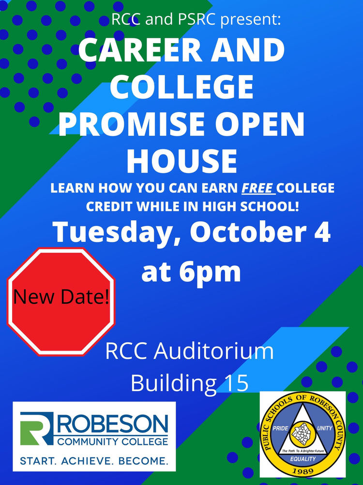 Career and College Promise Open House Flyer