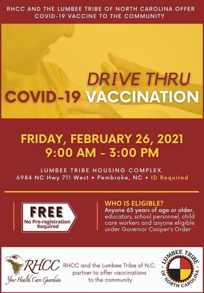 COVID-19 Vaccination Drive Thru
