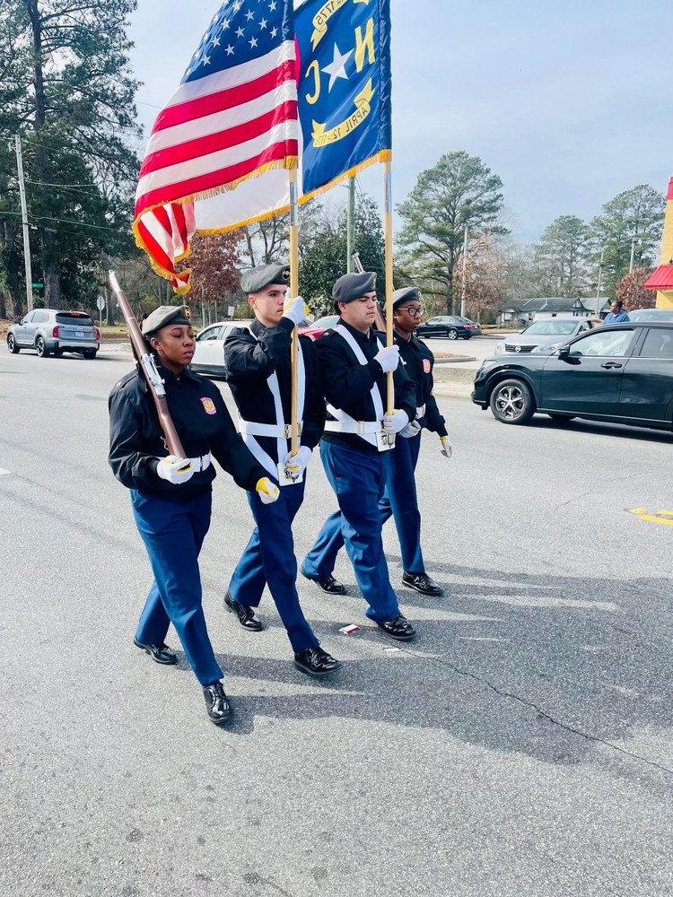 JROTC students march in event