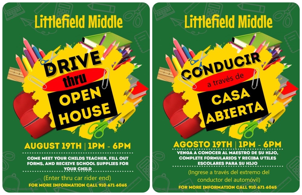 Open House Littlefield Middle School