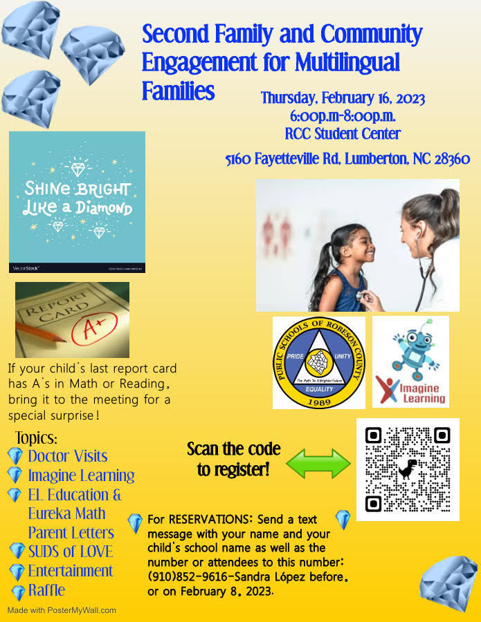 Second Family and Community Engagement for Multilingual Families Event set for Feb. 16!
