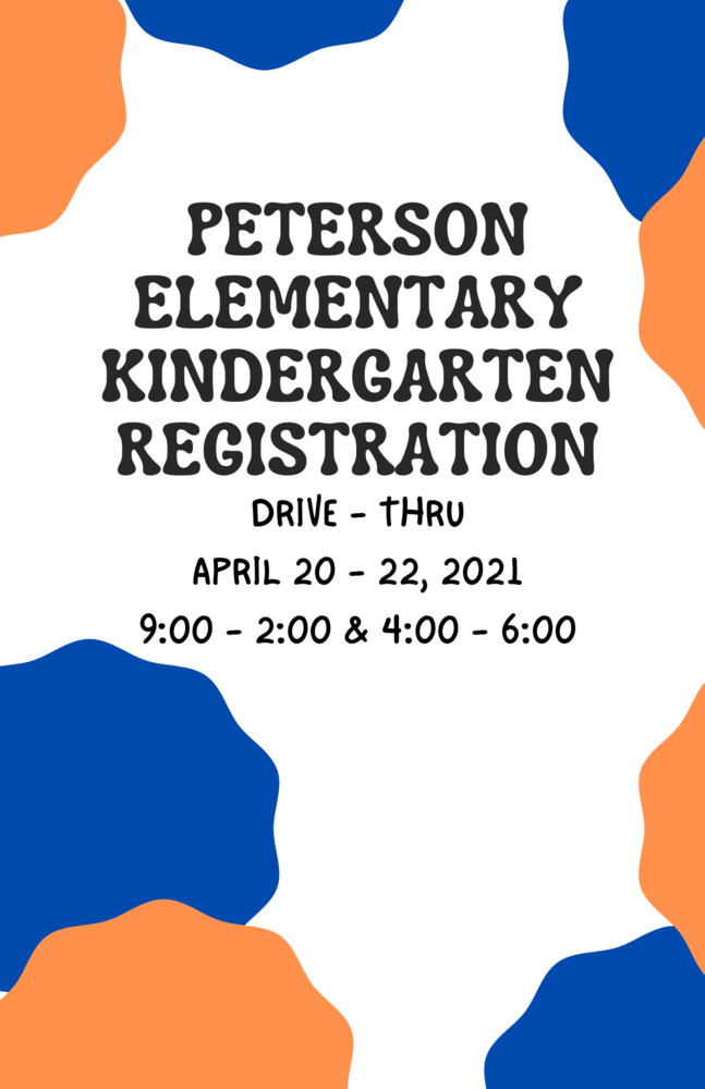 Peterson Elementary Kindergarten Registration