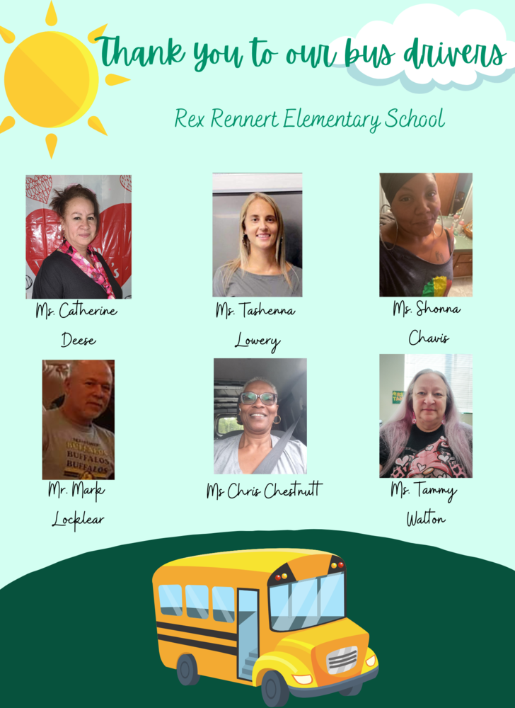 Love the Bus Week 2023 RexRennert Elementary School