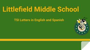 TSI Letters