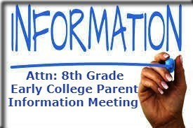 PSRC Early College Parent Information Meeting
