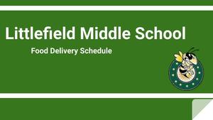 Food Delivery Schedule