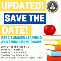 PSRC Summer Learning Camp