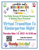 Virtual Transition to Kindergarten Night!